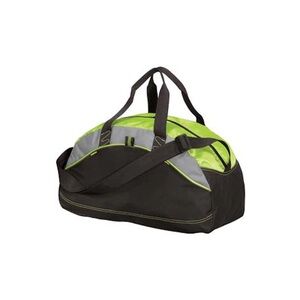 NWOT Lime Polyester Canvas Duffel Bag